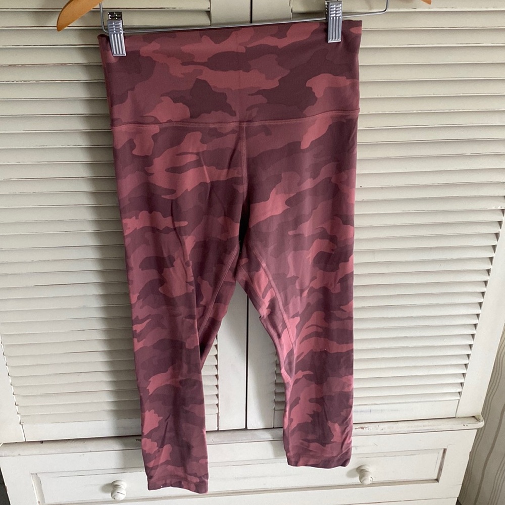 Lululemon Align Spiced Chai Camo Size 6